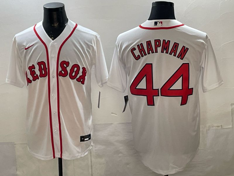 Men 2026 Boston Red Sox #44 Chapman White Game Nike MLB Jersey style 001